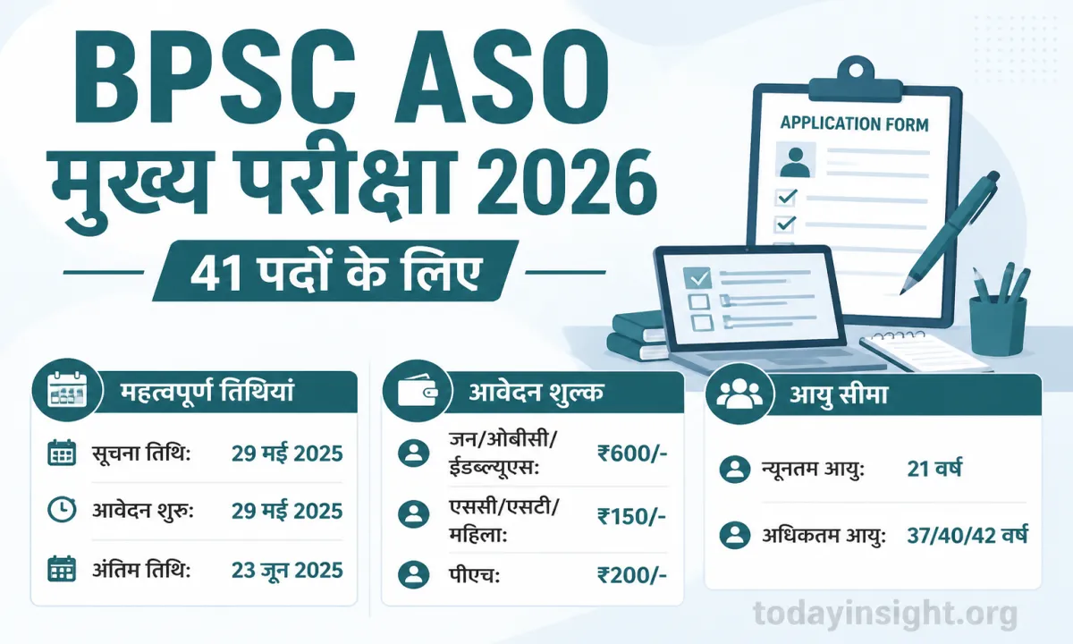 BPSC ASO Recruitment 2026