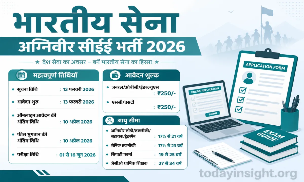 Indian Army Agniveer CEE Recruitment 2026