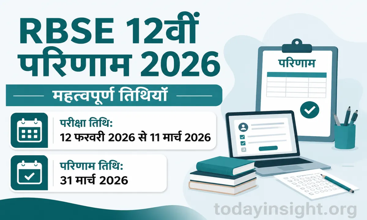RBSE 12th Class Result 2026